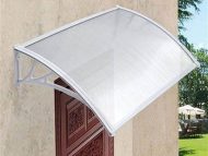 Sundurmagross Kapı Pencere Üstü Pratik Sundurma 120 X 100 cm Gri - Görsel 3