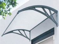 Sundurmagross Kapı Pencere Üstü Pratik Sundurma 150 X 100 cm Gri