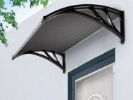 Sundurmagross Kapı Pencere Üstü Pratik Sundurma 150 X 100 cm Siyah