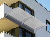 Sundurmagross Kapı Pencere Üstü Pratik Sundurma 200 X 100 cm Gri - Görsel 2