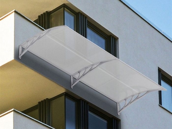 Sundurmagross Kapı Pencere Üstü Pratik Sundurma 200 X 100 cm Gri - Görsel 2