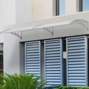 Sundurmagross Kapı Pencere Üstü Pratik Sundurma 200 X 100 cm Gri