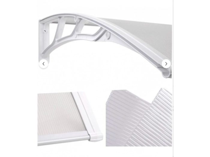 Sundurmagross Kapı Pencere Üstü Pratik Sundurma 240 X 100 Beyaz - Görsel 3