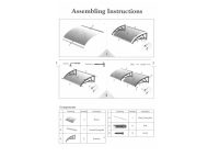 Sundurmagross Kapı Pencere Üstü Pratik Sundurma 240 X 100 Beyaz - Görsel 5