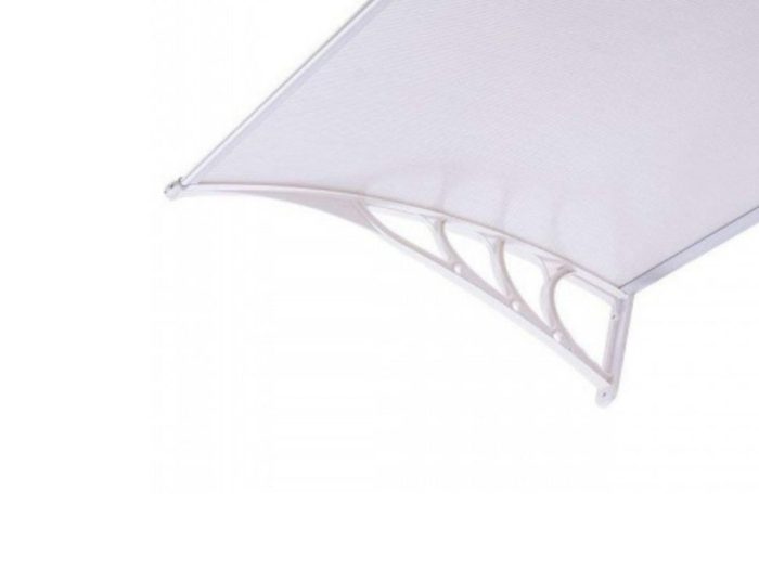 Sundurmagross Kapı Pencere Üstü Pratik Sundurma 240 X 100 Beyaz - Görsel 2