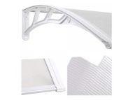 Sundurmagross Kapı Pencere Üstü Pratik Sundurma 240 X 100 Beyaz - Görsel 4
