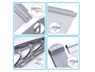 Sundurmagross Kapı Pencere Üstü Pratik Sundurma 240 X 80 cm Gri - Görsel 4