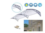 Sundurmagross Kapı Pencere Üstü Pratik Sundurma 360 X 80 Cm Gri - Görsel 2