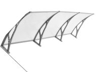 Sundurmagross Kapı Pencere Üstü Pratik Sundurma 360 X 80 Cm Gri