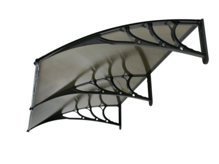 Sundurmagross Kapı Pencere Üstü Pratik Sundurma 360 X 80 Cm Siyah - Görsel 3