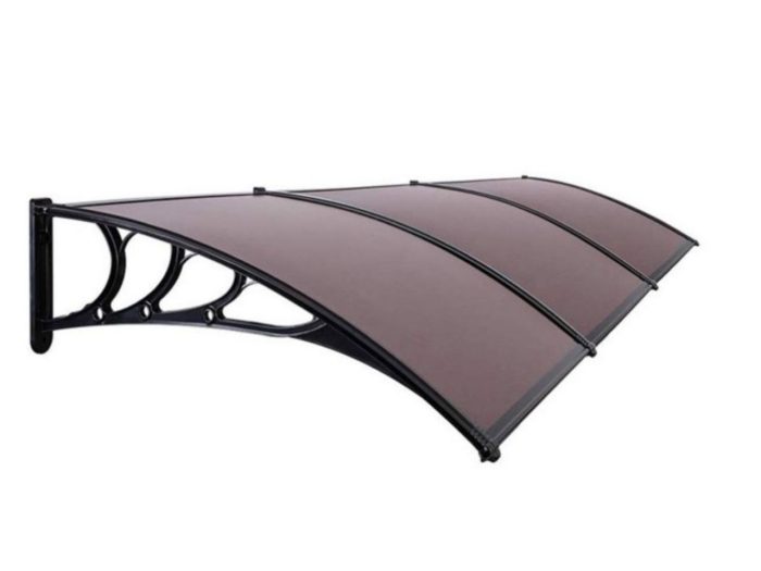 Sundurmagross Kapı Pencere Üstü Pratik Sundurma 360 X 80 Cm Siyah - Görsel 4