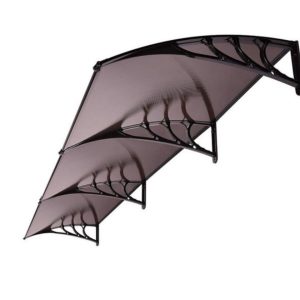 Sundurmagross Kapı Pencere Üstü Pratik Sundurma 360 X 80 Cm Siyah