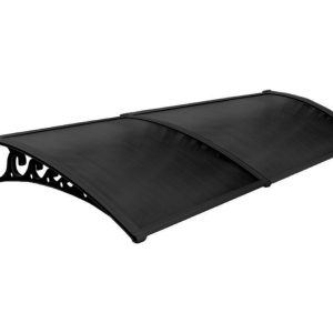 Sundurmagross Pratik Sundurma Kapı Pencere Üstü 100x300 cm Siyah 6 mm Levhalı