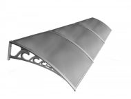Sundurmagross Pratik Sundurma Kapı Pencere Üstü 100x360 cm Gri 6 mm Levhalı