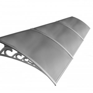Sundurmagross Pratik Sundurma Kapı Pencere Üstü 100x360 cm Gri 6 mm Levhalı