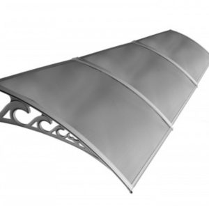 Sundurmagross Pratik Sundurma Kapı Pencere Üstü 100x450 cm Gri 6 mm levhalı