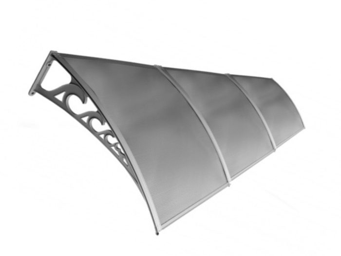 Sundurmagross Pratik Sundurma Kapı Pencere Üstü 100x450 cm Gri 6 mm levhalı - Görsel 2