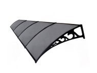 Sundurmagross Pratik Sundurma Kapı Pencere Üstü 100x480 cm Antrasit Gri 6 mm Levhalı
