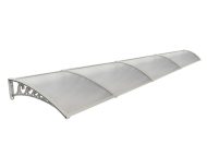 Sundurmagross Pratik Sundurma Kapı Pencere Üstü 100x480 cm Gri 6 mm Levhalı