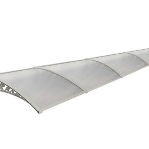 Sundurmagross Pratik Sundurma Kapı Pencere Üstü 100x480 cm Gri 6 mm Levhalı