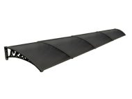 Sundurmagross Pratik Sundurma Kapı Pencere Üstü 100x480 cm Siyah 6 mm Levhalı