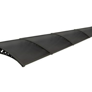 Sundurmagross Pratik Sundurma Kapı Pencere Üstü 100x480 cm Siyah 6 mm Levhalı