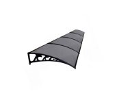 Sundurmagross Pratik Sundurma Kapı Pencere Üstü 100x600 cm Antrasit Gri 6 mm levhalı - Görsel 2