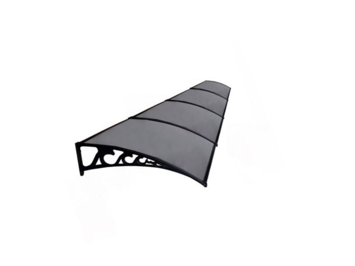 Sundurmagross Pratik Sundurma Kapı Pencere Üstü 100x600 cm Antrasit Gri 6 mm levhalı - Görsel 2