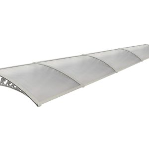 Sundurmagross Pratik Sundurma Kapı Pencere Üstü 100x600 cm Gri 6 mm Levhalı
