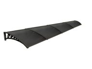 Sundurmagross Pratik Sundurma Kapı Pencere Üstü 100x600 cm Siyah 6 mm Levhalı