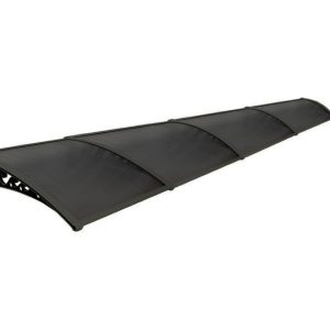 Sundurmagross Pratik Sundurma Kapı Pencere Üstü 100x600 cm Siyah 6 mm Levhalı