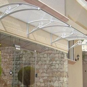 Sundurmagross TF Delux Seri 1,12 Alüminyum Ayaklı Sundurma 120 X 100 Gri 3 mm Solid Levha