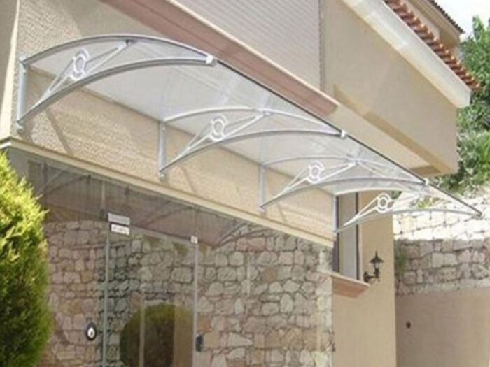Sundurmagross TF Delux Seri 1,12 Alüminyum Ayaklı Sundurma 240 X 100 Gri 3 mm Solid Levha - Görsel 3