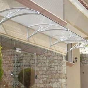 Sundurmagross TF Delux Seri 1,12 Alüminyum Ayaklı Sundurma 360 X 100 Gri 3 mm Solid Levha