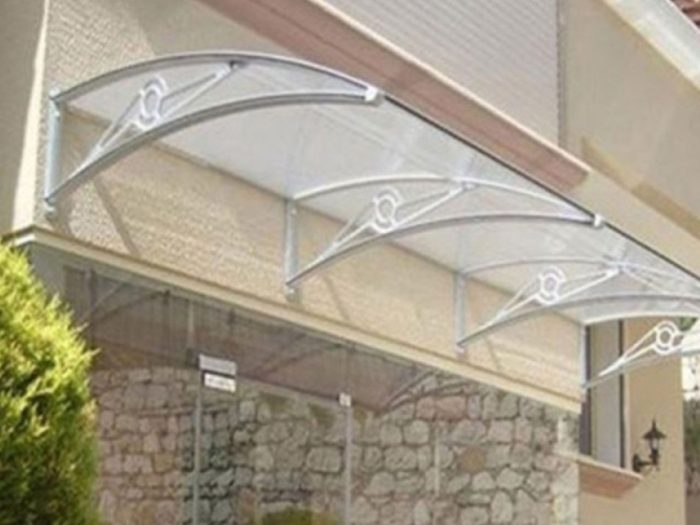 Sundurmagross TF Delux Seri 1,12 Alüminyum Ayaklı Sundurma 360 X 100 Gri 3 mm Solid Levha - Görsel 4