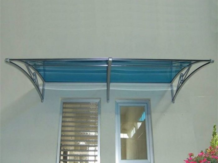 Sundurmagross TF Prolüx HL 15.9 Yüksek Taşıma Kapasiteli ( 100 kg /m2 ) Alüminyum Ayaklı Sundurma 180 X 150 Mavi - Görsel 4