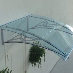 Sundurmagross TF Prolüx Kapı Üstü 15,19 Alüminyum Ayaklı Sundurma 190 X 150 Yeşil 4 mm Solid Levha