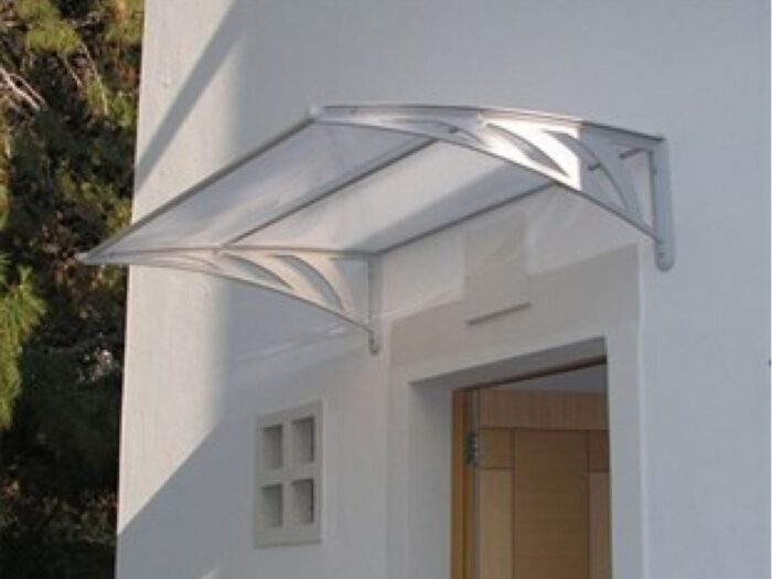 Sundurmagross Transpaforza TF STD 1.12 Kapı Üstü Sundurma 240 X 100 Beyaz 3 mm Solid levha - Görsel 2