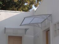 Sundurmagross Transpaforza TF STD 1.12 Kapı Üstü Sundurma 240 X 100 Beyaz 3 mm Solid levha - Görsel 3