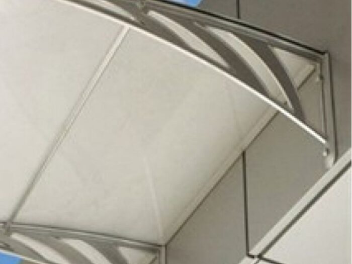 Sundurmagross Transpaforza TF STD 1.12 Kapı Üstü Sundurma 240 X 100 Beyaz 3 mm Solid levha - Görsel 4