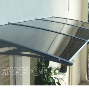 Sundurmagross Transpaforza TF STD 1.12 Kapı Üstü Sundurma 360 X 100 Gri 3 mm Solid levha