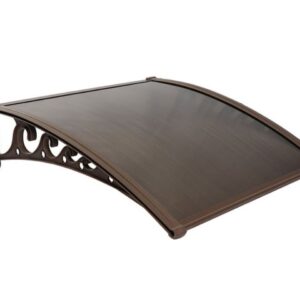 Sundurmagross Pratik Sundurma Kapı Pencere Üstü 100x100 cm Bronz 6 mm Levhalı
