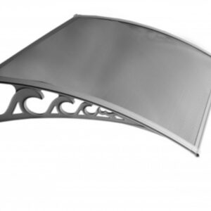 Sundurmagross Pratik Sundurma Kapı Pencere Üstü 100x100 cm Gri 6 mm Levhalı