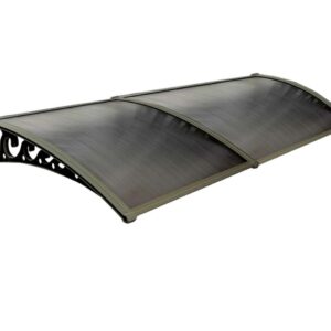 Sundurmagross Pratik Sundurma Kapı Pencere Üstü 100x200 cm Bronz 6 mm Levhalı