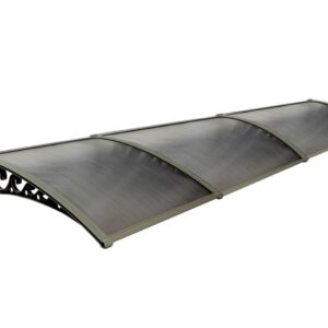 Sundurmagross Pratik Sundurma Kapı Pencere Üstü 100x360 cm Bronz 6 mm Levhalı