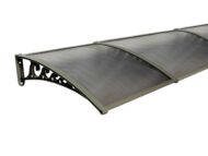 Sundurmagross Pratik Sundurma Kapı Pencere Üstü 100x450 cm Bronz 6 mm levhalı