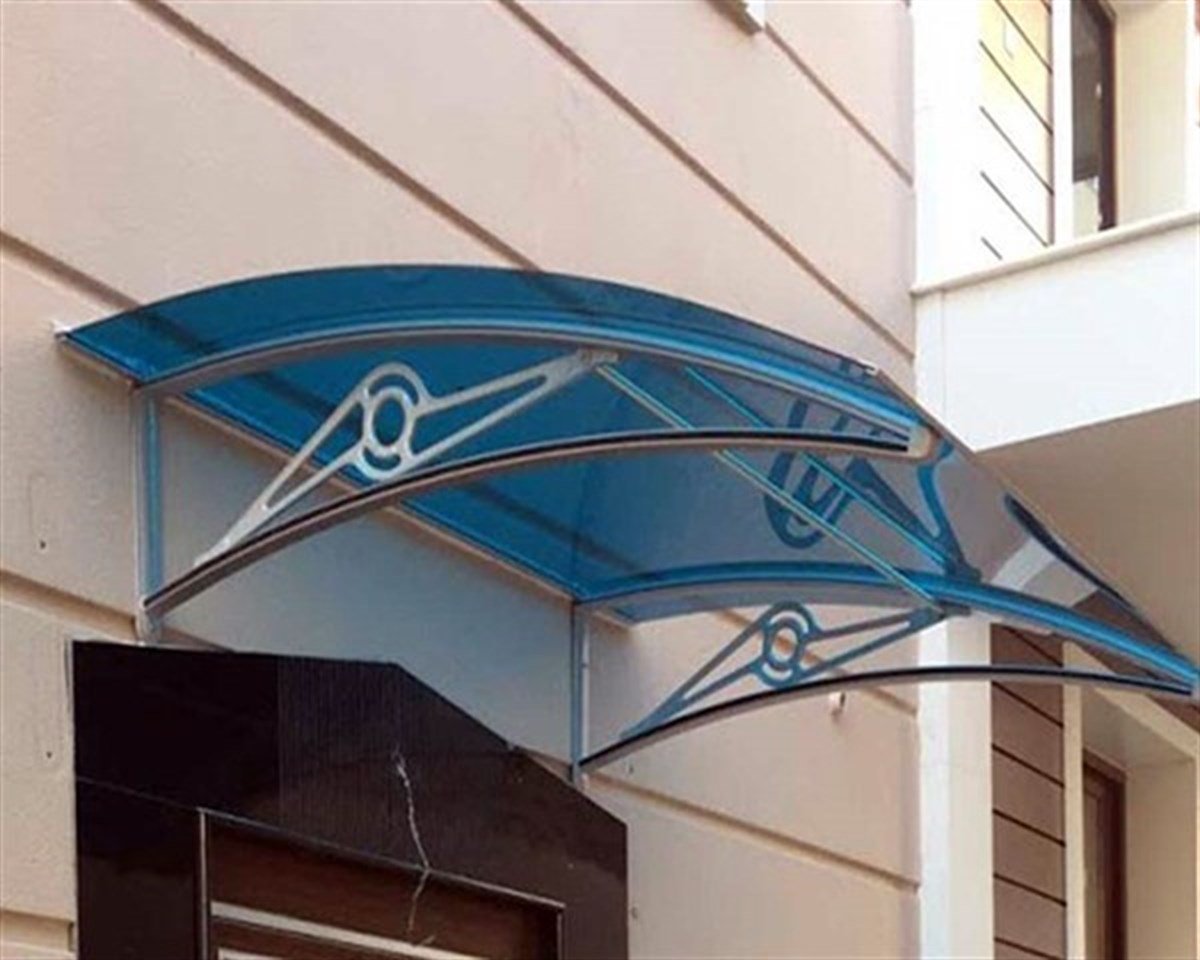 tf-prolux-kapi-ustu-1515-aluminyum-ayakl8840-jpg.jpg Sundurmagross TF Prolüx Kapı Üstü 15,17 Alüminyum Ayaklı Sundurma 170 X 150 Mavi 4 mm Solid Levha - Görsel 1