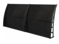 Sundurmagross LUPIN Kapı Pencere Üstü Pratik Sundurma 105X600 - Siyah - Görsel 4