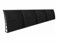 Sundurmagross LUPIN Kapı Pencere Üstü Pratik Sundurma 105x480 - Siyah