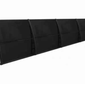Sundurmagross LUPIN Kapı Pencere Üstü Pratik Sundurma 105x480 - Siyah